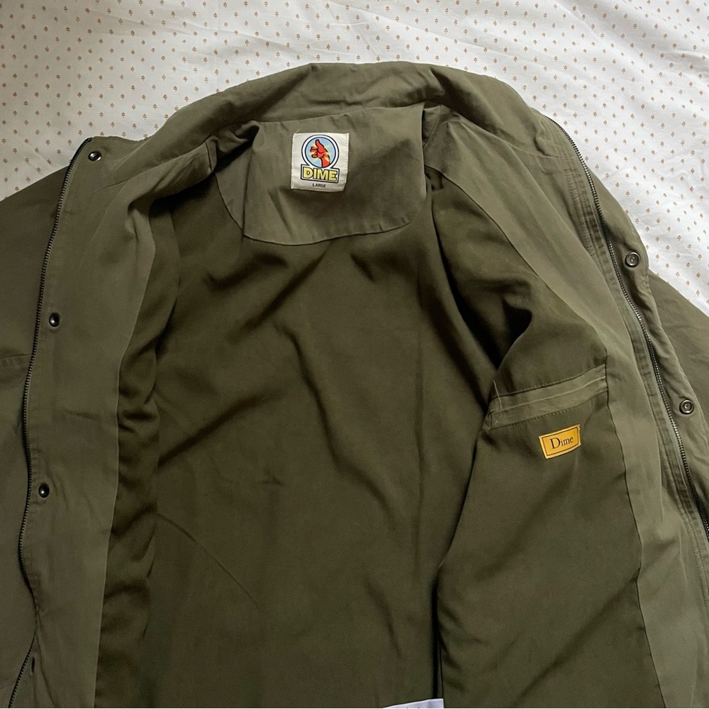 Dime Men’s Military I Know Jacket Army Green Size Large - Picture 6 of 10
